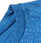 Velva Sheen - Mélange Cotton-Blend Jersey T-Shirt - Men - Blue