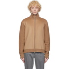 Dunhill Tan Camel Front Track Jacket