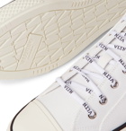 Valentino - Valentino Garavani Logo-Appliquéd Rubber-Trimmed Canvas Sneakers - White