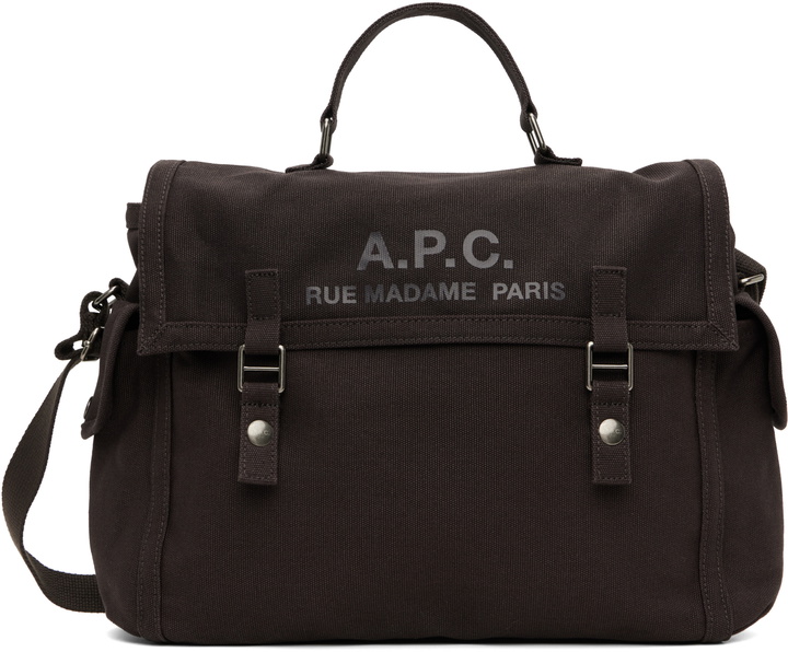 Photo: A.P.C. Brown Recuperation Messenger Bag