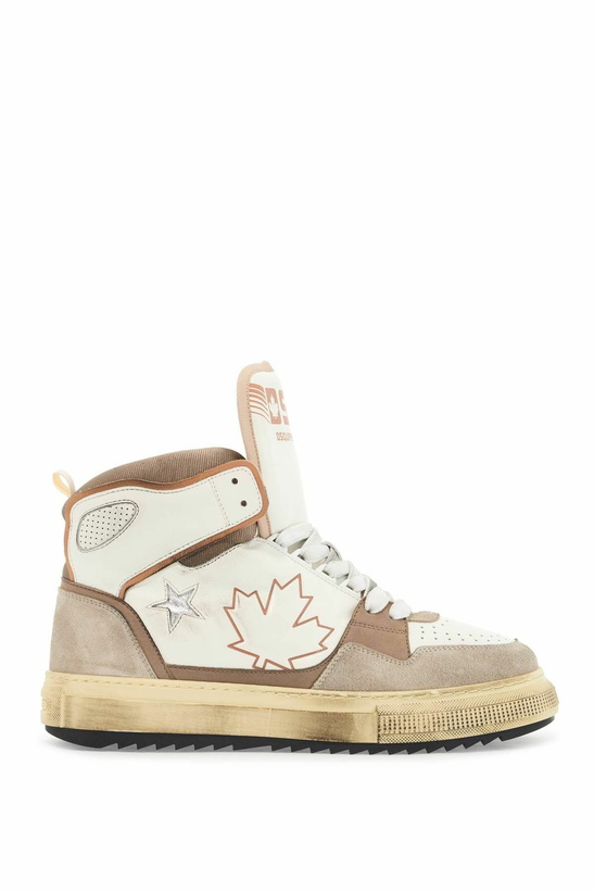 Photo: DSQUARED2 boogie hi-top sneakers White