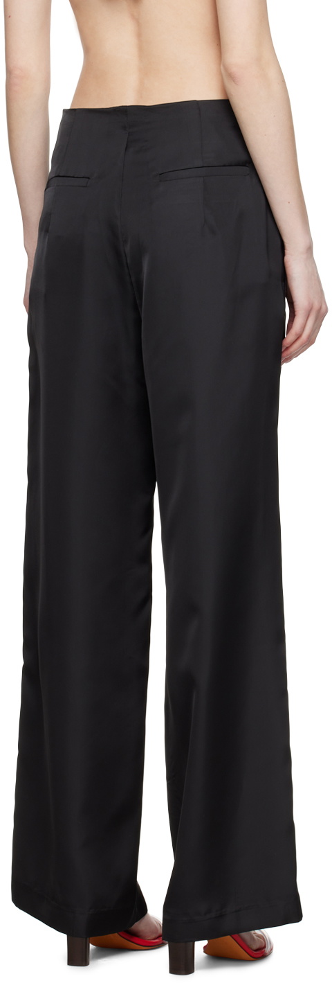 Black Side Bow Trousers main image 0