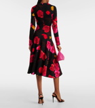 Erdem Floral gathered midi dress