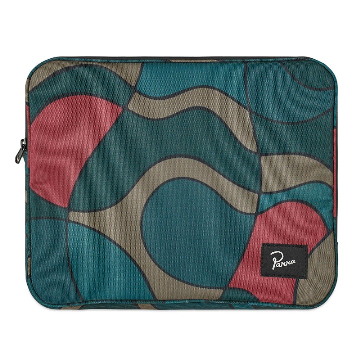 Photo: By Parra Men's Trees In Wind 14" Laptop Sleeve in Stone Grey