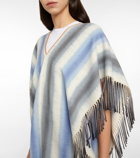 Chloé Cashmere and silk striped kaftan