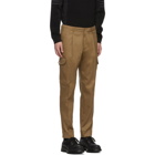 Boss Beige Kirio Pleats Cargo Pants