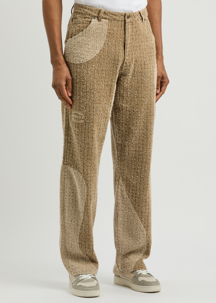 Honor The Gift Groove Distressed Straight-leg Jeans Tan