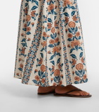 Montce Winona floral cotton maxi skirt
