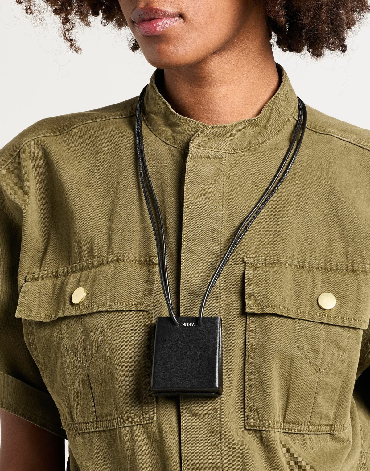 Medea Womens Shoulder bag in Black