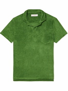 Orlebar Brown - Terry Cotton-Terry Polo Shirt - Green