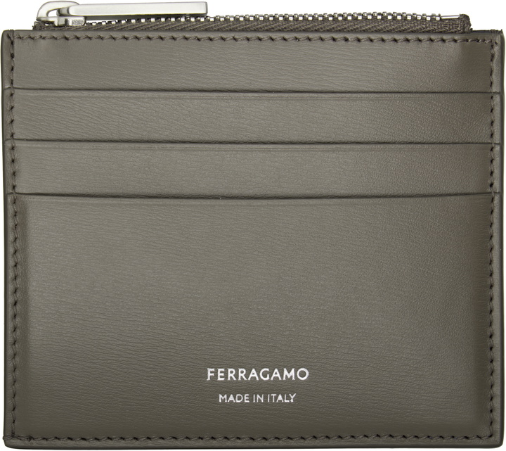 Photo: Ferragamo Taupe Florence Card Holder
