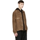 Visvim Brown Jumbo 101 Leather Jacket