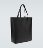 Saint Laurent - Leather shopping tote bag
