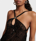 Coperni - Sequin-embellished crochet mini dress