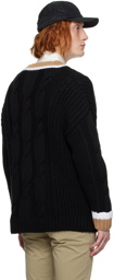 BOSS Black V-Neck Sweater