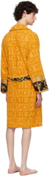 Versace Underwear Gold 'I Heart Baroque' Bathrobe