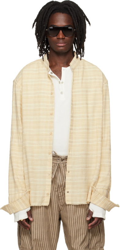 Photo: 424 Beige Flannel Shirt