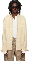 424 Beige Flannel Shirt