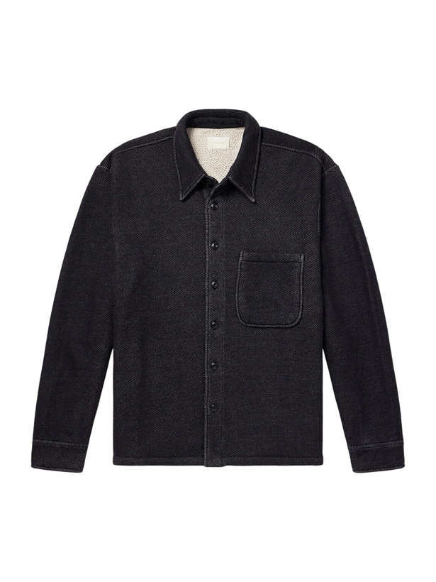 Photo: Aimé Leon Dore - Cotton Open-Terry Shirt - Black
