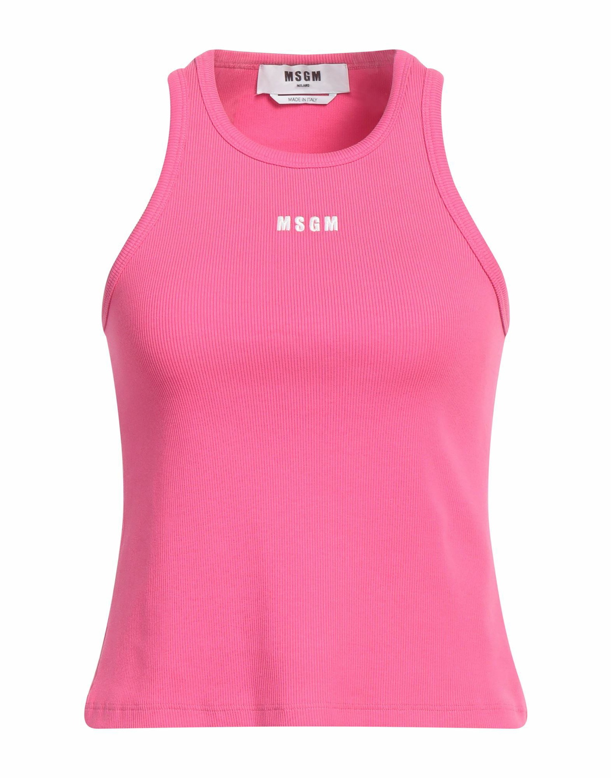 Msgm Womens Tank top Fuchsia