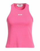 Msgm Womens Tank top Fuchsia