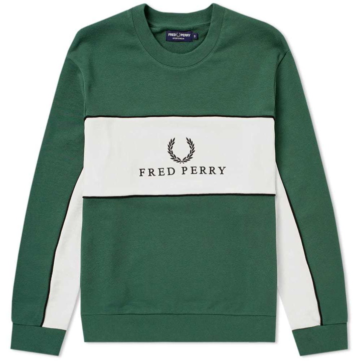 Photo: Fred Perry Panel Piped Sweat