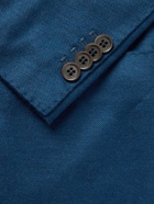 Loro Piana - Unstructured Cashmere-Piqué Blazer - Blue