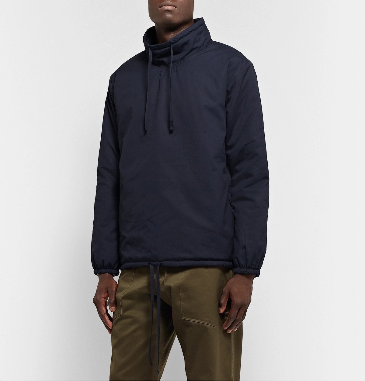 Monitaly - Vancloth Cotton Pullover Jacket - Blue Monitaly