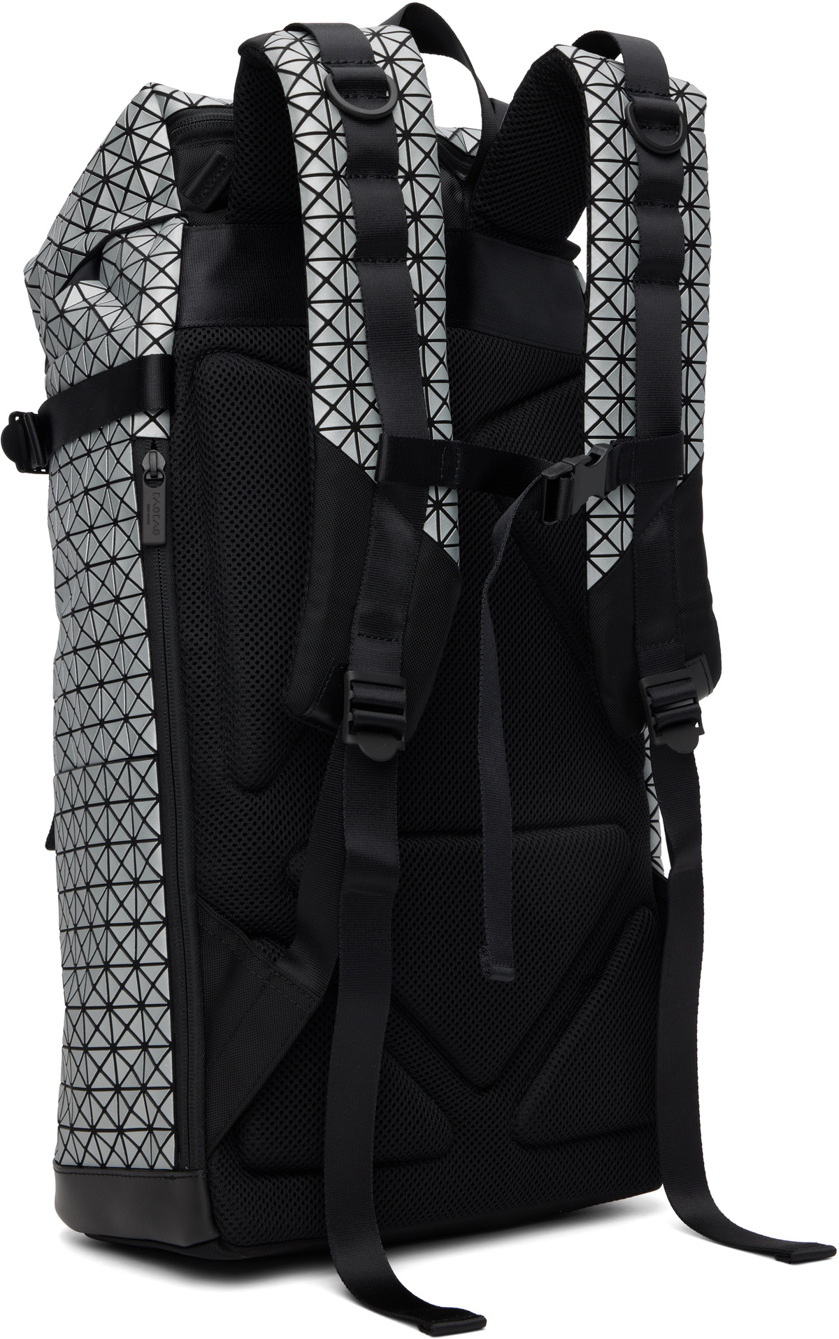 BAO BAO ISSEY MIYAKE Gray Hiker Reflector Backpack Bao Bao Issey
