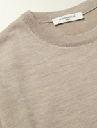 Maison Kitsuné - Logo-Appliquéd Wool Sweater - Neutrals