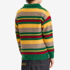 Pleasures Men's Cooper Kit Polo Sweater in Green