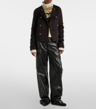 Proenza Schouler Courtney double-breasted wool-blend jacket