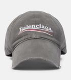 Balenciaga - Embroidered cotton baseball cap