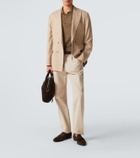 Kiton Cotton half-zip polo shirt