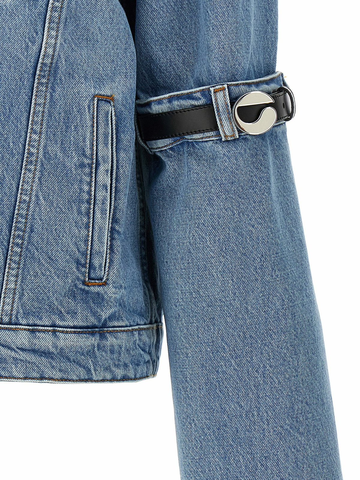 Coperni hybrid Denim Short Jacket