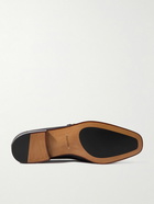 TOM FORD - Sean Buckled Full-Grain Leather Penny Loafers - Brown