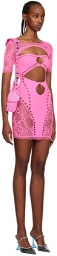 Poster Girl Pink Barbi Mini Dress