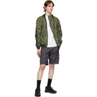 Stone Island Grey Nylon Metal Shorts