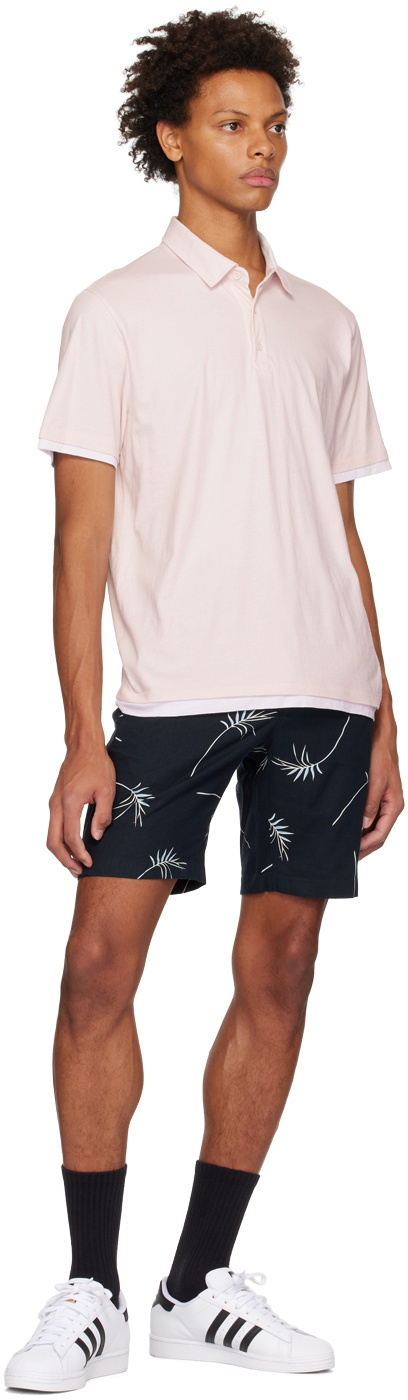 Vince Pink Layered Polo