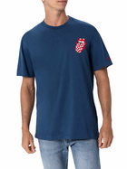 MC2 Saint Barth Man Cotton T-shirt With Rolling Stones Front And Back Placed Print | Rolling Stones Special Edition