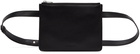 Jil Sander Black Leather Flat Pouch