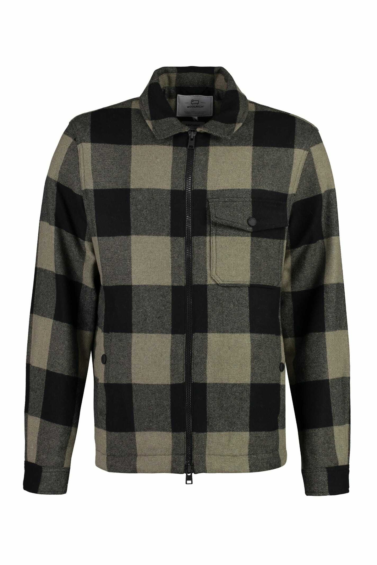 Tシャツ・カットソー WOOLRICH Embroidered flannel Alaskan Melton shirt Woolrich Embroidered Flannel Alaskan Melton Shirt Woolrich