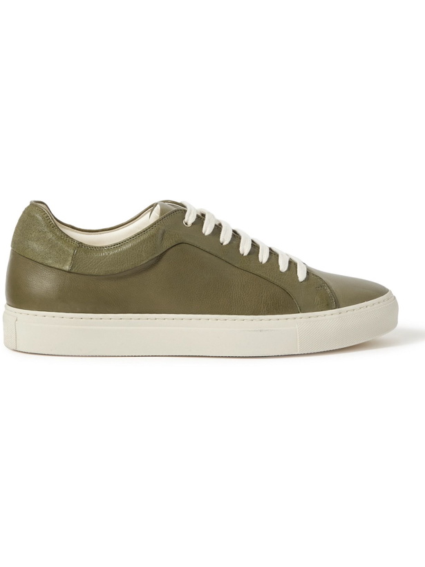 Photo: PAUL SMITH - Baso Leather Sneakers - Green