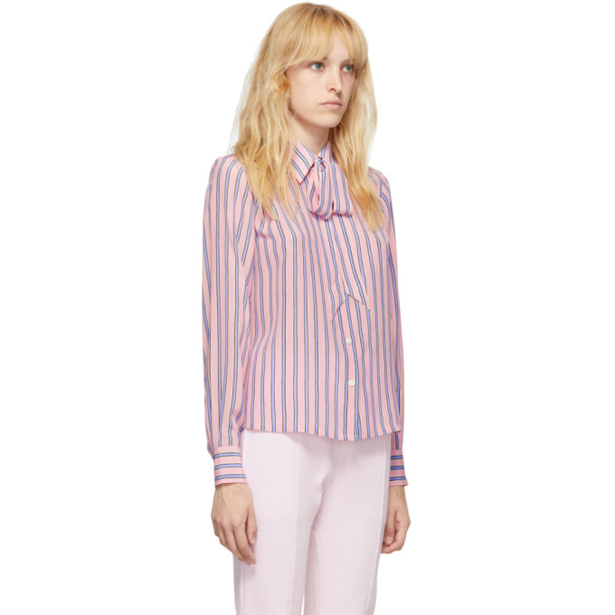 期間限定 セール - 売れ筋ランキングをチェック Pink Jacobs Marc Striped Jacobs Marc Shirt Loves Sofia Silk トップス