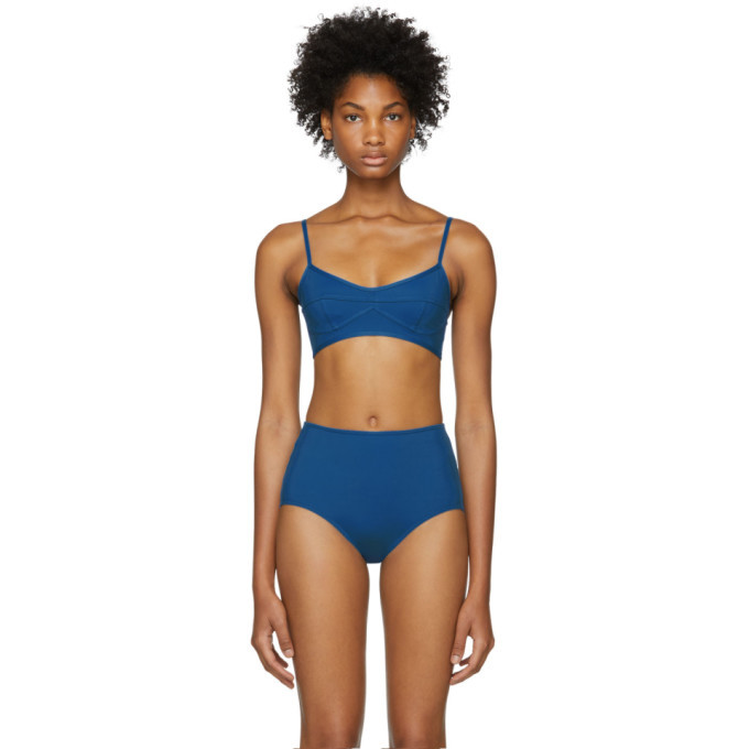 Photo: Her Line Blue Suzy Bikini Top