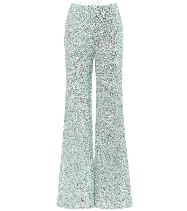 Photo: Halpern Sequined wide-leg pants