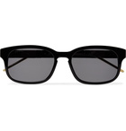 Gucci - Square-Frame Acetate and Gold-Tone Sunglasses - Black