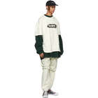 Vetements White Oversized Inside-Out Sweat Shorts