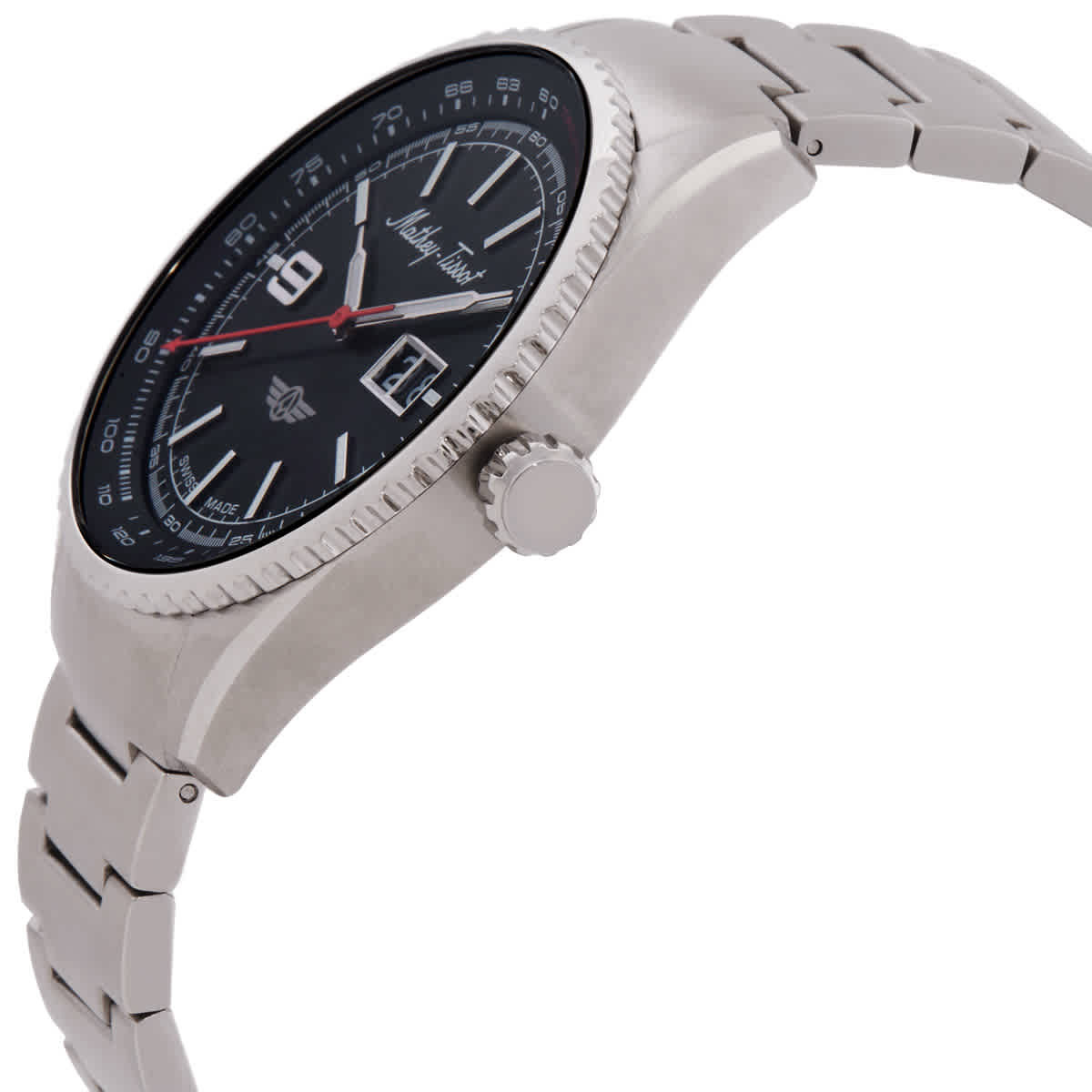 Mathey-Tissot Atlas Quartz Black Dial Mens Watch MTWG9001103
