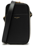 Saint Laurent Dailycase Logo Leather Cross-body bag - Black - One Size
